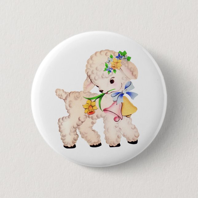OSTERLAMM VINTAGE BUTTON (Vorderseite)