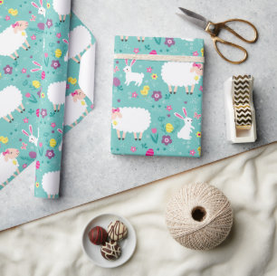 Osterlämmer Geschenkpapier