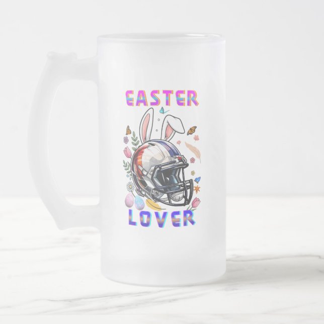 Osterliebhaber Mattglas Bierglas (Links)