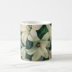 Osterlilie-Blume, Vintage Osterlilien Tasse