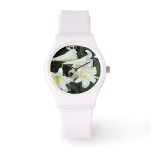 Osterlilie (Lilium regale) Armbanduhr