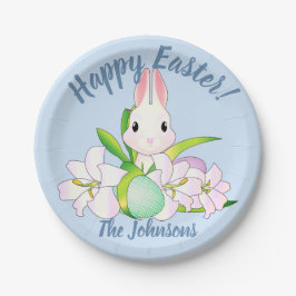 Osterlilies & Sweet Bunnies Pappteller