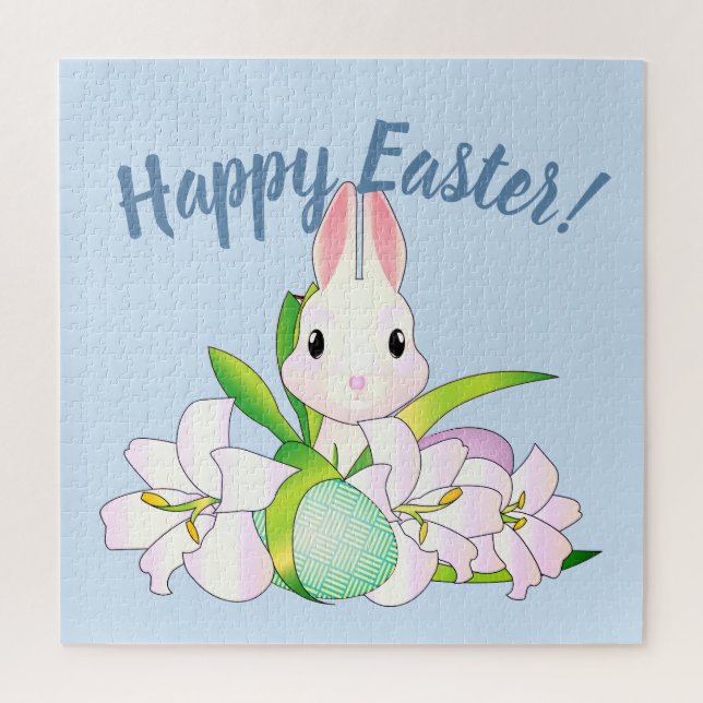 Osterlilies & Sweet Bunnies Puzzle (Vertikal)