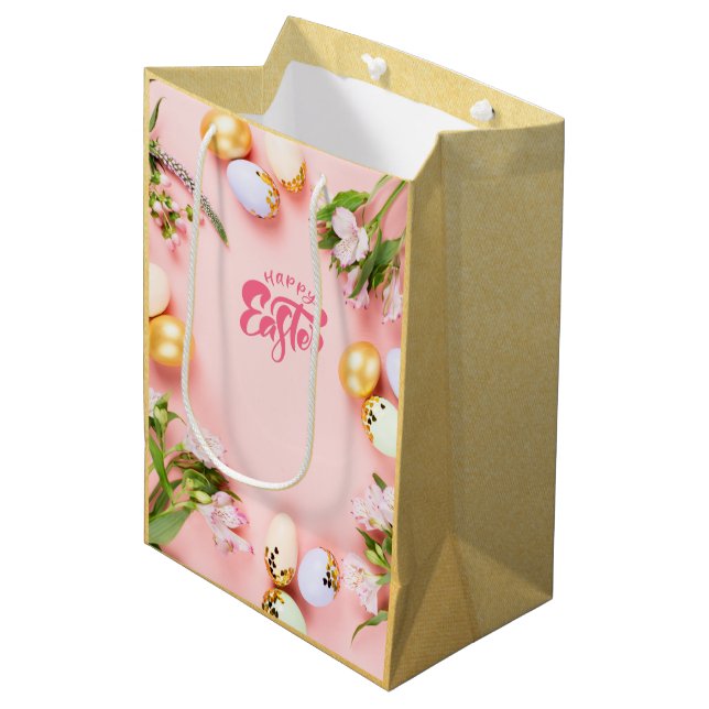 Ostermittelverpackung Mittlere Geschenktüte (Vorderseite Schrägansicht)