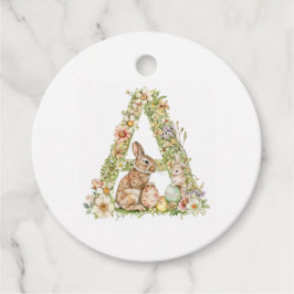 Ostermonogramm A (Name individuell einstellbar) Vo Geschenkanhänger