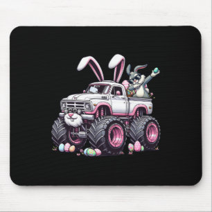 Ostermonster LKW Abfahrten Bunny Monster Truck L Mousepad