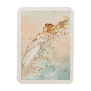 "Ostermorgen" - Vintage Druck, L. Prang & Co. Magnet