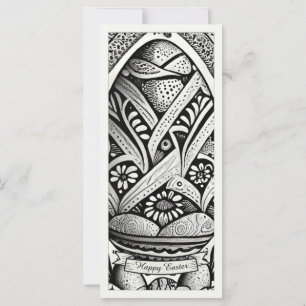 Ostermotiv b/w Cartoon mit Ostereiern 26006