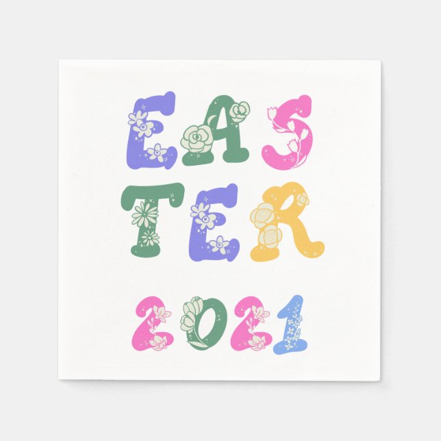 Ostern 2021 serviette (Vorderseite)