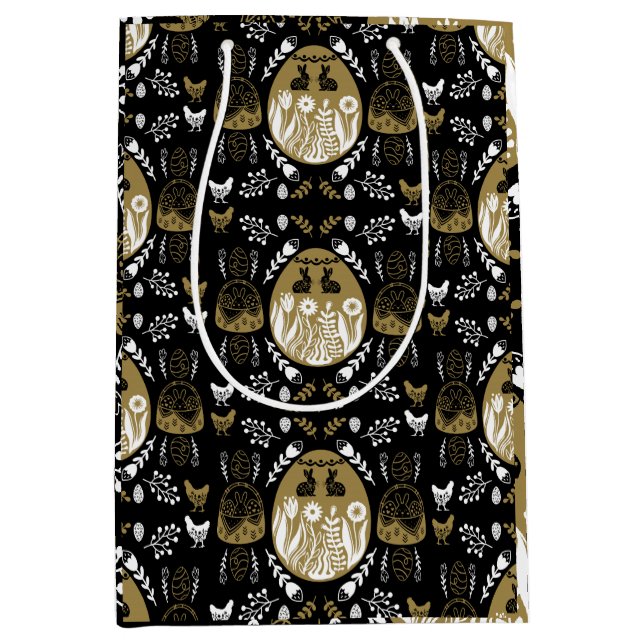 Ostern April Weihnachtsgeschenk Mittlere Geschenktüte (Vorderseite)