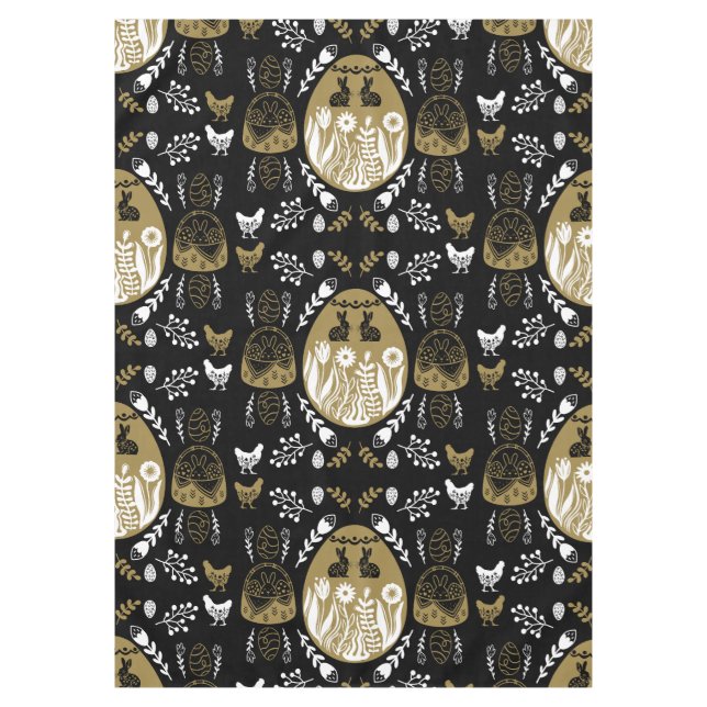 Ostern April Weihnachtsgeschenk Tischdecke (Vorderseite)