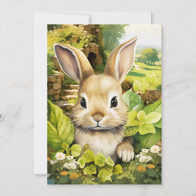 OSTERN AUF DEM WEG DANKESKARTE (Vorderseite)