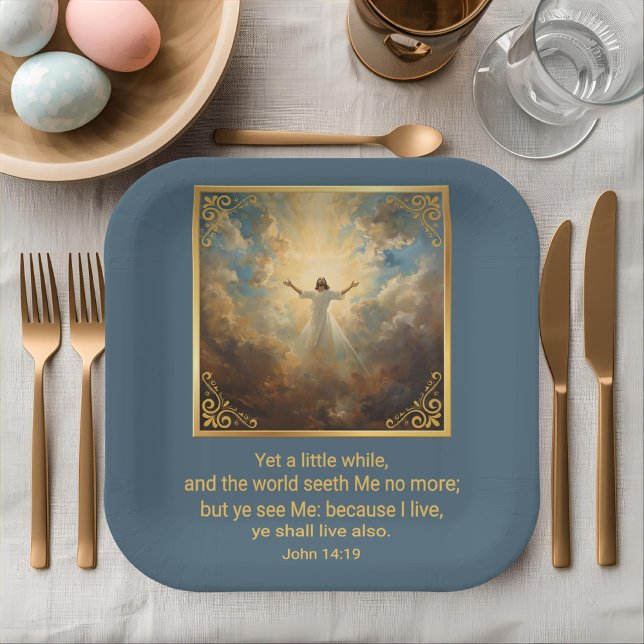 Ostern Auferstehung Religiös  Pappteller (Von Creator hochgeladen)