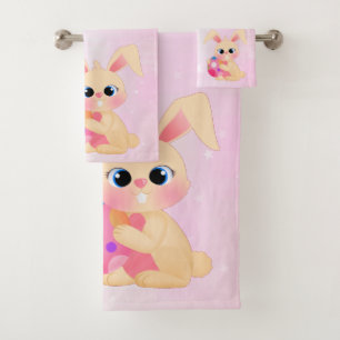 Ostern-Badezimmer-Tuch-Set Badhandtuch Set