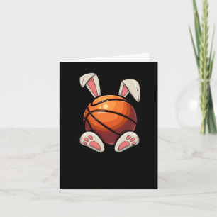 Ostern Basketball Bunny Ears Kinder Ostereier Jage Karte