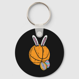 Ostern Basketball Bunny Rabbit Sports Men Boys Kin Schlüsselanhänger