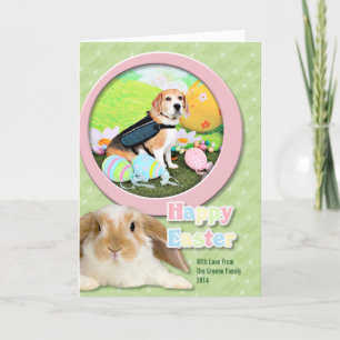 Ostern - Beagle - Brady Feiertagskarte