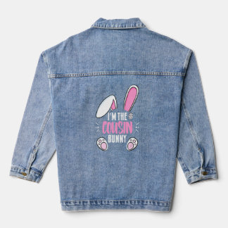 Ostern bin ich der Cousin Bunny für Cousins Famili Jeansjacke
