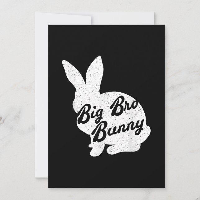 Ostern bis Großbro Bunny Gift für Bruder (Vorderseite)