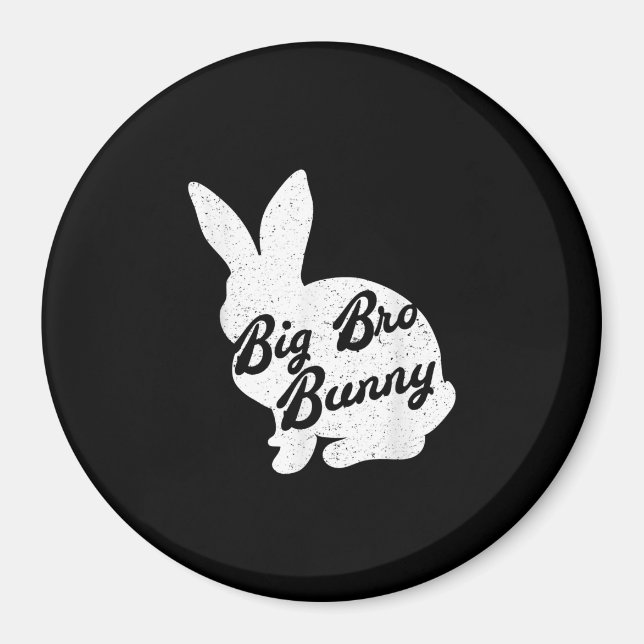 Ostern bis Großbro Bunny Gift für Bruder Magnet (Vorne)