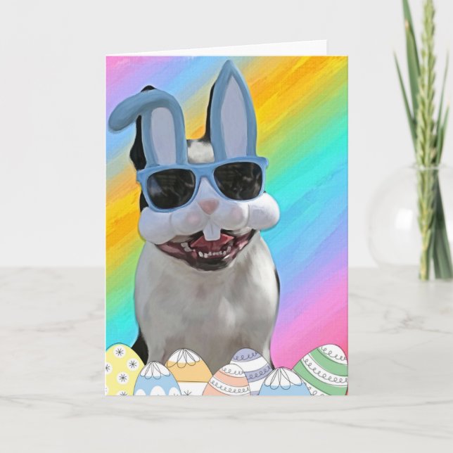 Ostern Boston 1 Feiertagskarte (Vorderseite)