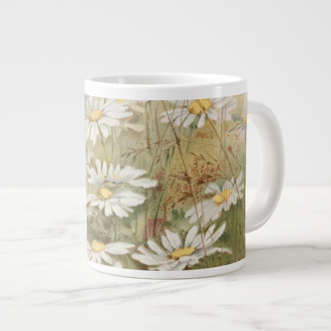"Ostern bringt den knospenden Frühling"  Jumbo-Tasse (Vorderseite Rechts)