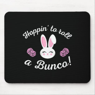 Ostern Bunco Hoppin zum Bunco Dice Bunny Mousepad
