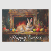 Ostern Bunny farbenfrohe Ostereier Happy Oster
