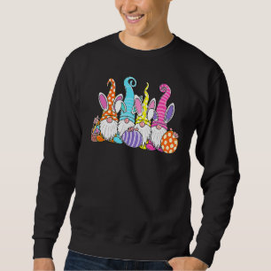 Ostern Bunny Spring Gnome Ostereier Huntin Sweatshirt