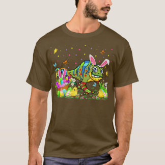 Ostern Chameleon Bunny Egg Jagd Chameleon Easte T-Shirt