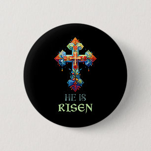 Ostern Christlich Er Ist Auferstanden Auferstehung Button