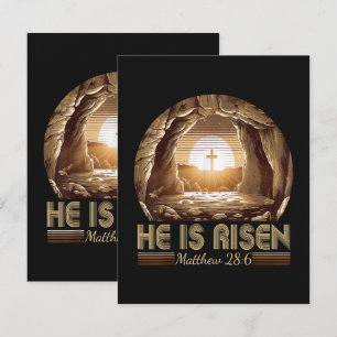 Ostern Christlich Er ist auferstanden Jesus Ankündigung