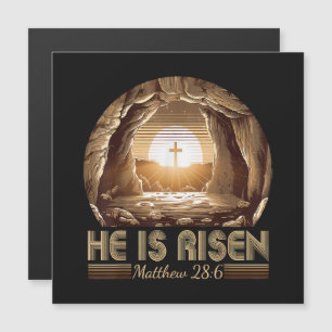 Ostern Christlich Er ist auferstanden Jesus Magnetkarte