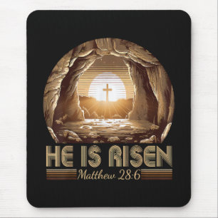 Ostern Christlich Er ist auferstanden Jesus Mousepad
