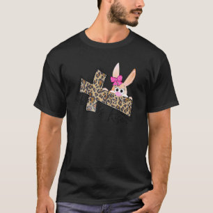 Ostern Christlich ist er der Risen Leopard Bunny F T-Shirt