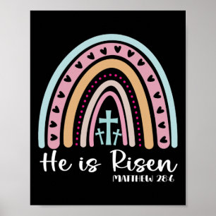 Ostern Christlich ist er Reinbow Risene Männer Fra Poster