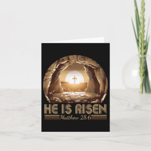 Ostern Christlich ist er riskiert Jesus leere Tomb Karte