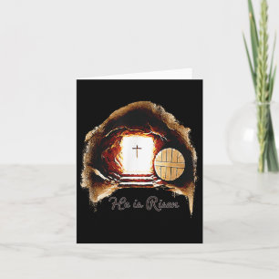 Ostern Christlich ist er riskiert Jesus leere Tomb Karte