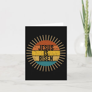 Ostern Christlich ist er riss Sun Auferstehung Män Karte
