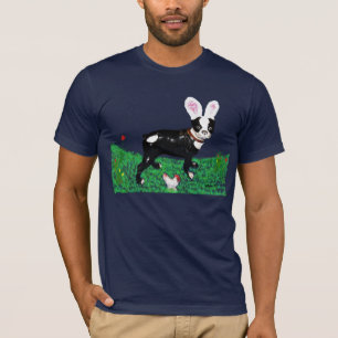 Ostern Clancey der Boston-Terrier-T - Shirt