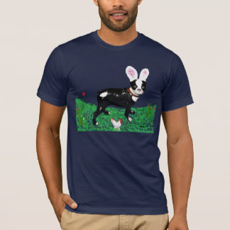 Ostern Clancey der Boston-Terrier-T - Shirt