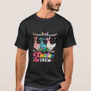 Ostern Crew Drei blühende Hühner Krawatte Eros Ben T-Shirt