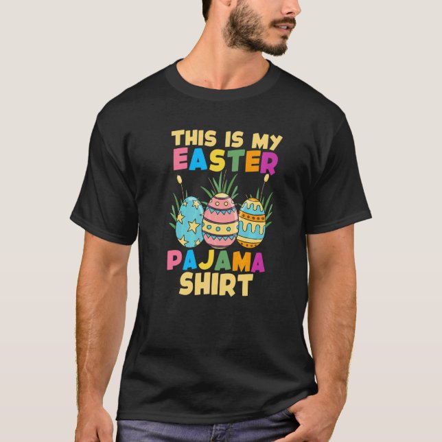 Ostern Das ist mein easter Pajama Sleepover Spaß T-Shirt (Vorderseite)