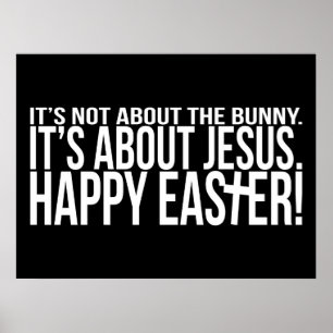 Ostern dreht sich um Jesus Poster