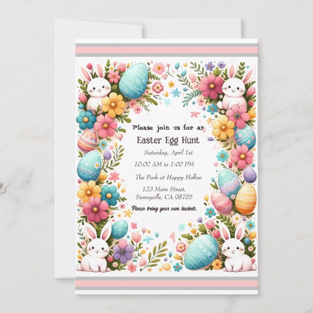 Ostern Einladung (Vorderseite)