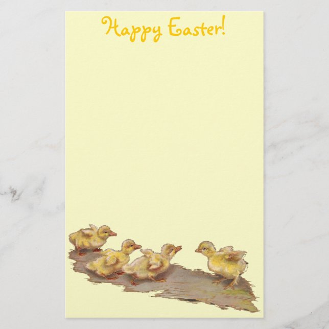 Ostern-Enten Briefpapier (Vorderseite)