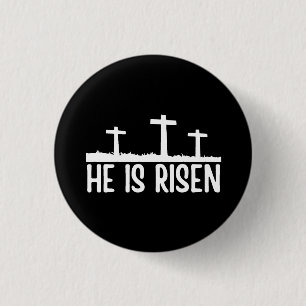 Ostern Er Ist Auferstanden Christlich Button
