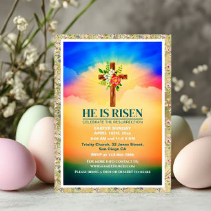 OSTERN Er Ist Auferstanden KIRCHENGOTTESDIENSTE An Ankündigung