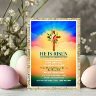 OSTERN Er Ist Auferstanden KIRCHENGOTTESDIENSTE An Ankündigung