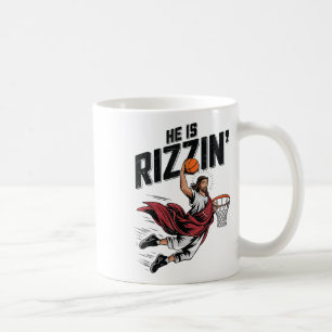 Ostern Er Rizzen Jesus Basketball Christlich Sie Kaffeetasse